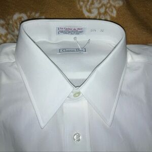 New Vintage Christian Dior Dress Shirt. Flawless condition. Sz. 16 1/2.